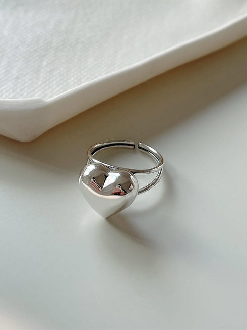 Inel din argint Inima